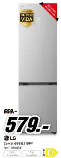 MediaMarkt LG Combi GBBSJ21DPY oferta
