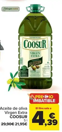 Carrefour Coosur - aceite de oliva virgen extra oferta