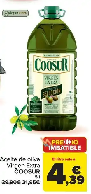 Carrefour Coosur - aceite de oliva virgen extra oferta