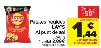 Lay's - patates fregides al punt de sal
