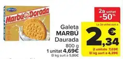 Carrefour Market Marbú - galeta daurada oferta