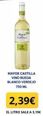 Sangüi Mayor de castilla - vino rueda blanco verdejo oferta