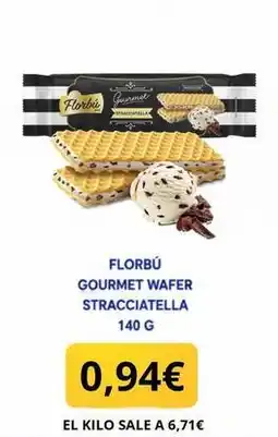 Sangüi Florbu - gourmet wafer stracciatella oferta