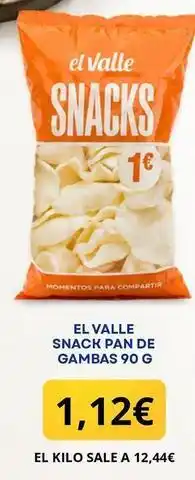 Sangüi El valle - snack pan de gambas oferta