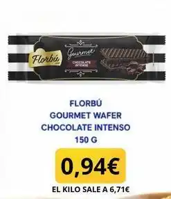 Sangüi Florbu - gourmet wafer chocolate intenso oferta
