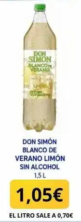 Sangüi Don simón - blanco de verano limón oferta