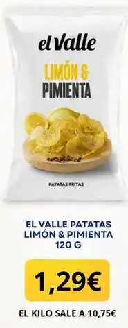 Sangüi El valle - patatas limón & pimienta oferta