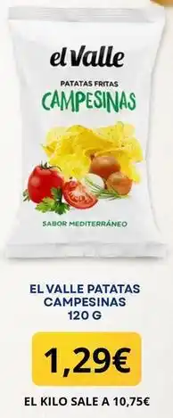 Sangüi El valle - patatas campesinas oferta