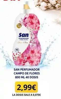 Sangüi San perfumador campo de flores oferta