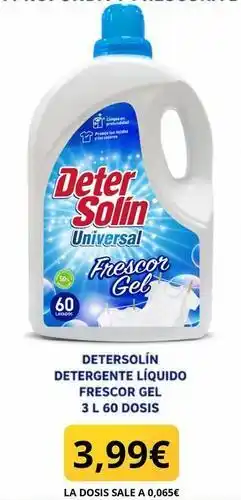Sangüi Universal - detergente liquido frescor gel oferta
