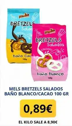 Sangüi Mels - mels salados baño blanco/ cacao oferta