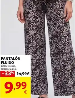 Alcampo Pantalón fluido oferta