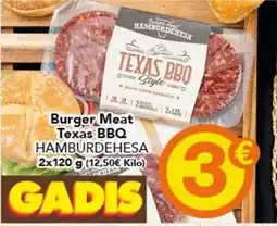 Gadis Texas - burger meat bbq oferta
