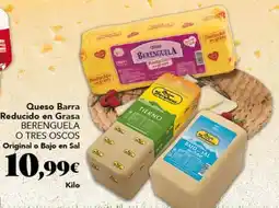 Gadis Berenguela - queso barra reducido en grasa oferta