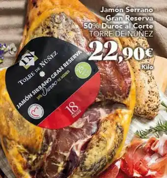 Gadis Torre de núñez - jamón serrano gran reserva 50% duroc al corte oferta