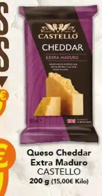 Gadis Castello - queso cheddar extra maduro oferta