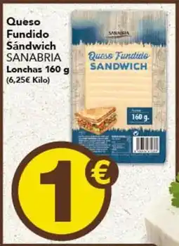 Gadis Sanabria - queso fundido sandwich oferta