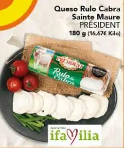 Gadis Président - queso rulo cabra sainte maure oferta