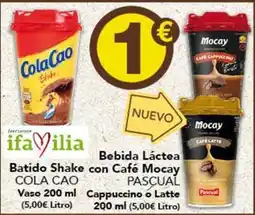 Gadis Cola cao - bebida lactea bake con cafe mocay oferta