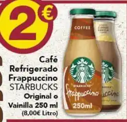 Gadis Starbucks - café refrigerado frappucino original o vainilla oferta