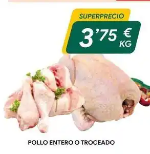 Pollo entero o troceado