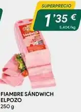 Masymas Elpozo - fiambre sandwich oferta