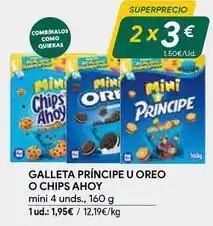 Masymas Oreo - galleta principe u o chips ahoy oferta