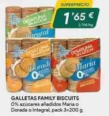 Masymas Family biscuits - galletas oferta