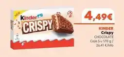 Masymas Kinder - crispy chocolate oferta