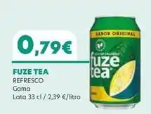 Masymas Fuze tea - refresco gama oferta