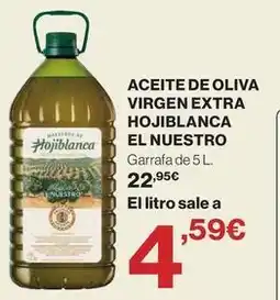 Hipercor Hojiblanca - aceite de oliva virgen extra oferta