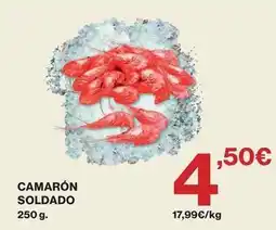 Hipercor Camaron soldado oferta