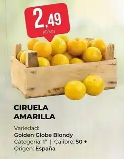 SPAR Gran Canaria Origen - ciruela amarilla oferta