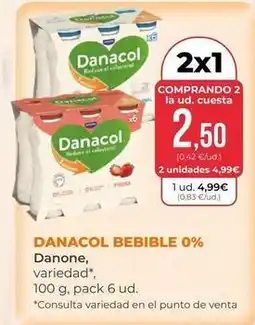 SPAR Gran Canaria Danacol - bebible 0% oferta