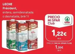SPAR Gran Canaria Président - leche oferta