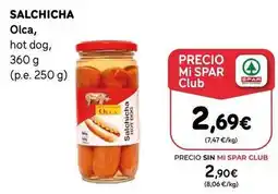 SPAR Gran Canaria Olca - salchicha oferta