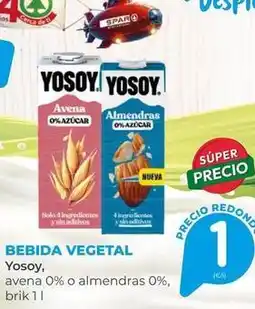 SPAR Gran Canaria Yosoy - bebida vegetal oferta