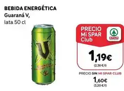 SPAR Gran Canaria Guaraná - bebida energetica oferta