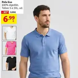 Alcampo Polo liso oferta