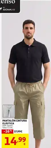 Alcampo INEXTENSO Pantalón cintura elástica oferta