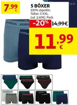Alcampo 5 boxer oferta