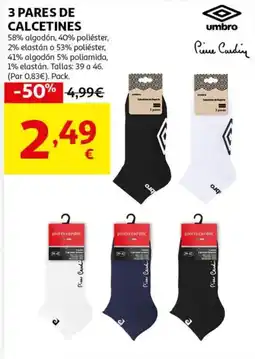 Alcampo 3 pares de calcetines oferta