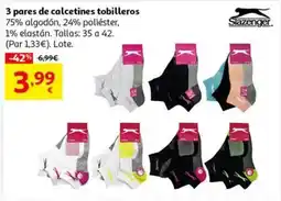 Alcampo 3 pares de calcetines tobilleros oferta