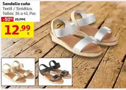 Alcampo Sandalia cuña oferta