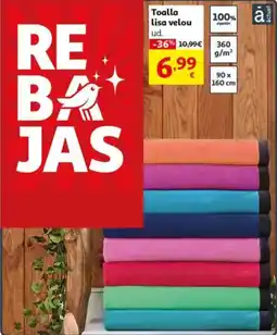Alcampo Toalla Lisa velou oferta