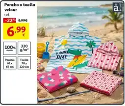 Alcampo Poncho o toalla velour oferta