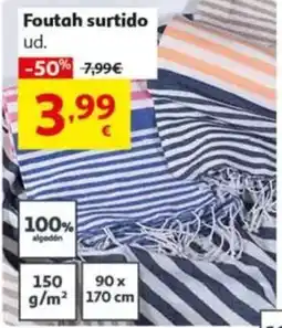 Alcampo Foutah surtido oferta