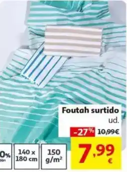 Alcampo Foutah surtido oferta