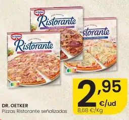 Eroski DR. OETKER Pizzas Ristorante señalizadas oferta