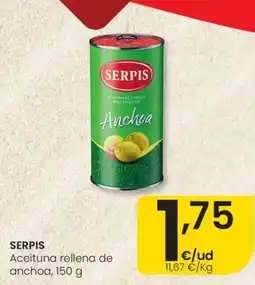 Eroski SERPIS Aceituna rellena de anchoa oferta